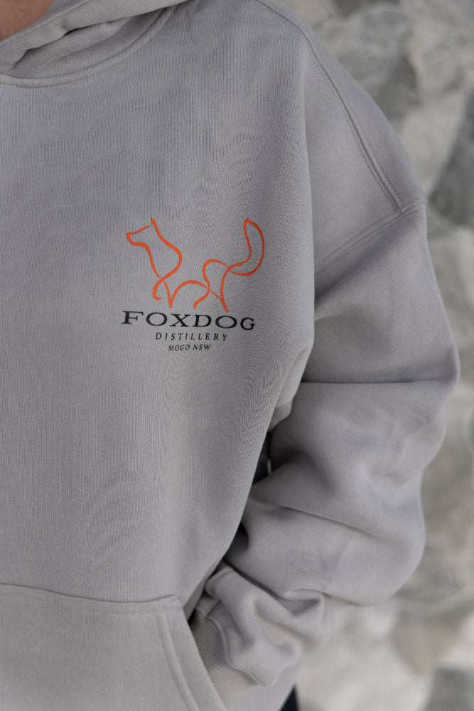 Foxdog hoodie - grey